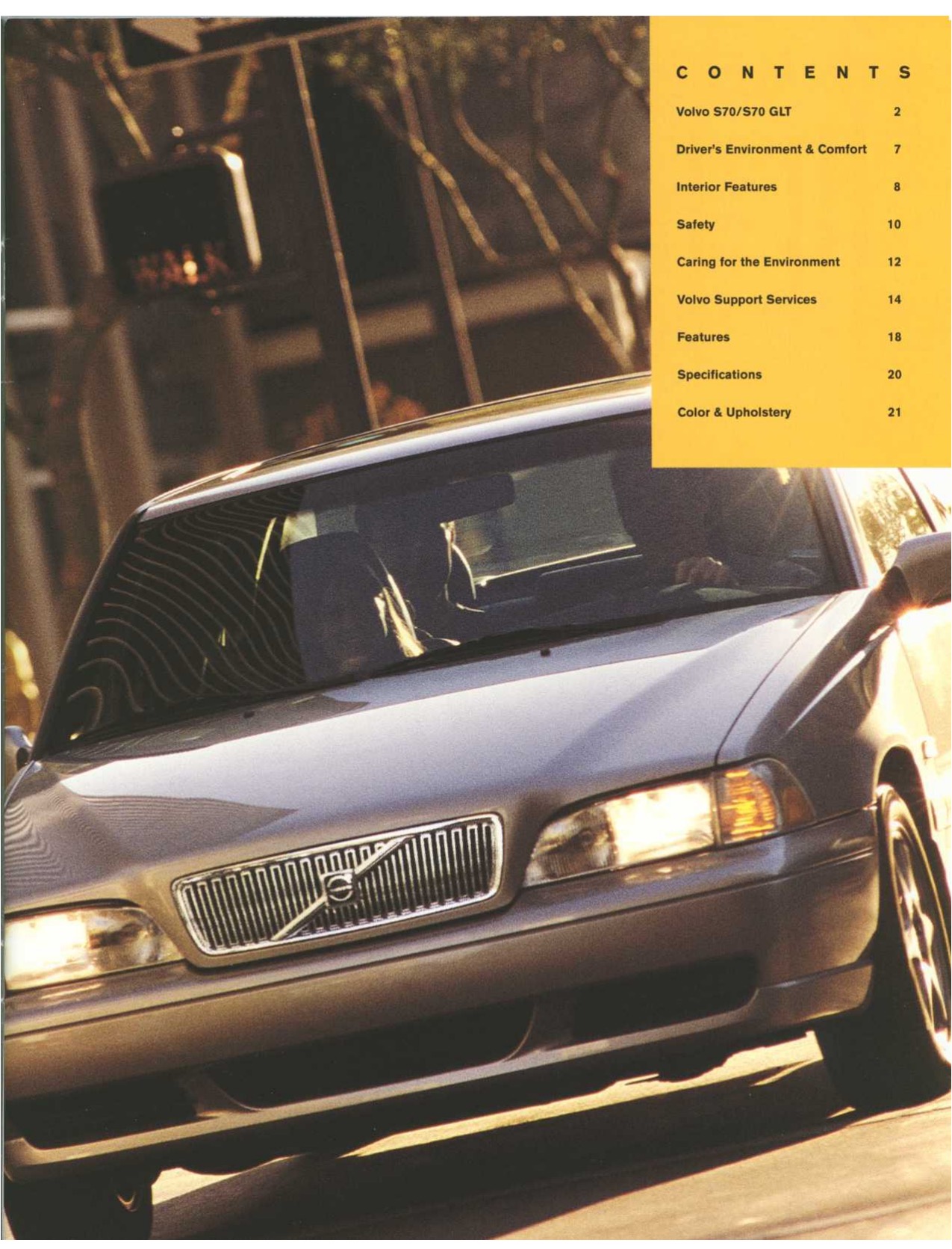 2000 Volvo S70 Brochure Page 2